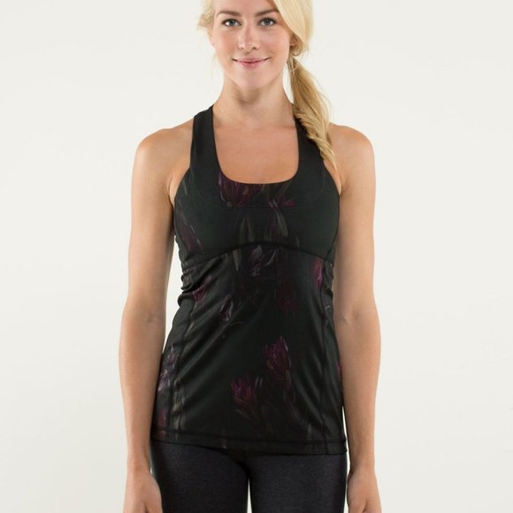 lululemon athletica Tops - Lululemon Scoop Neck Tank Midnight Iris Black